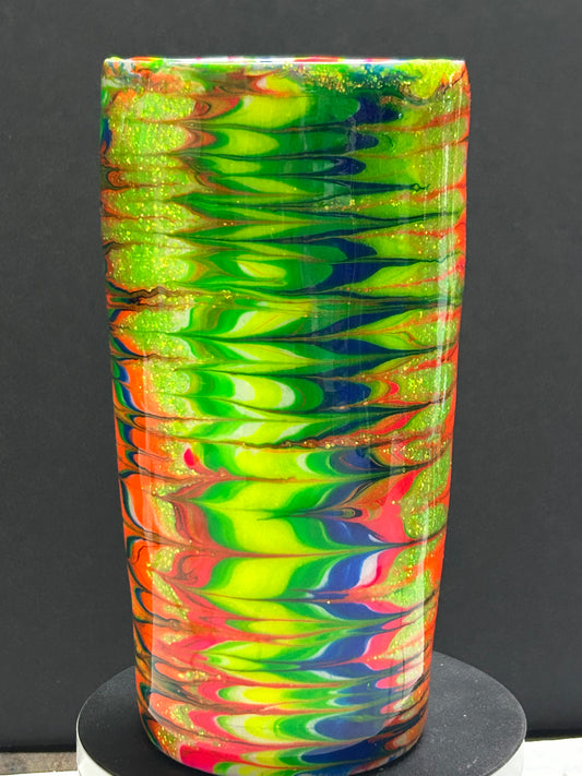 18oz Neon Angel Wings Tumbler