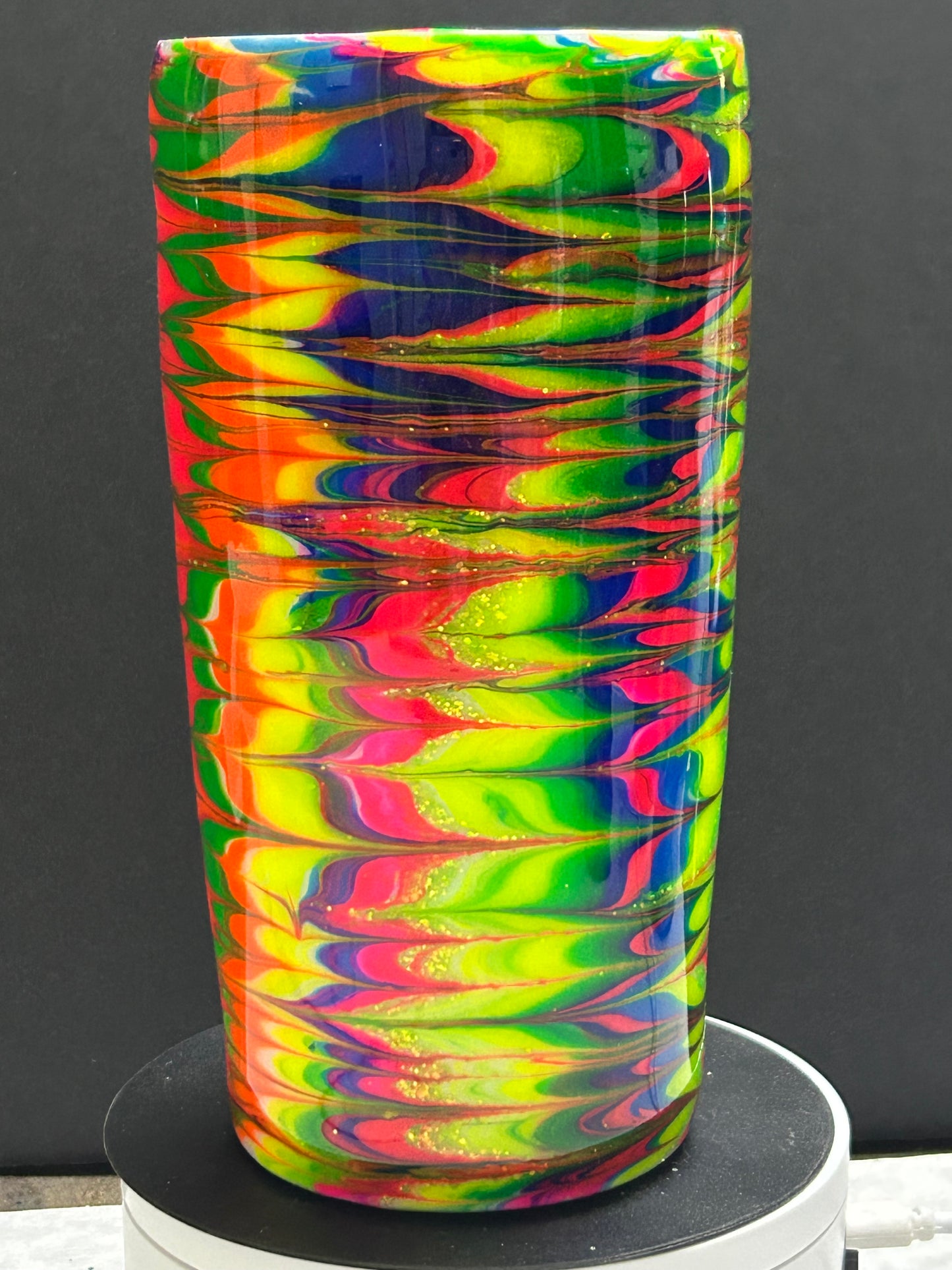 18oz Neon Angel Wings Tumbler