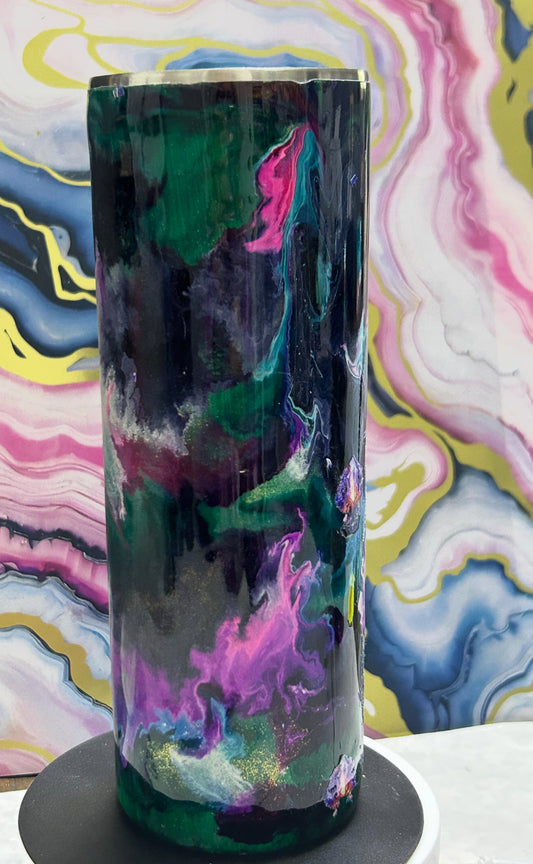 20 oz. Skinny Black Neon Tumbler